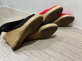 Lote 2 Sandalias Cuña Estilo Tommy Hilfiger T.39