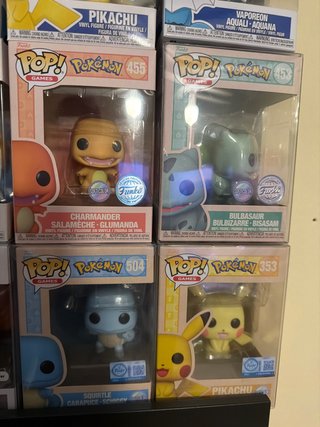 Pack 4 Figuras Funko Pop! Pokémon soft color