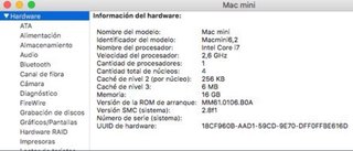 Mac mini i7 16GB RAM 1TB SSD (2012)