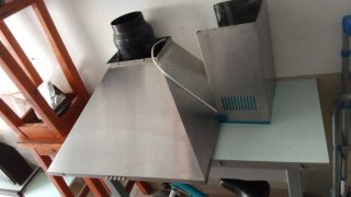 Campana extractora de acero inoxidable