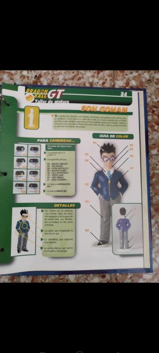 Colección Dragon Ball pinta tus personajes