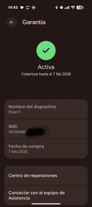 Google Pixel 9 Negro/Plateado