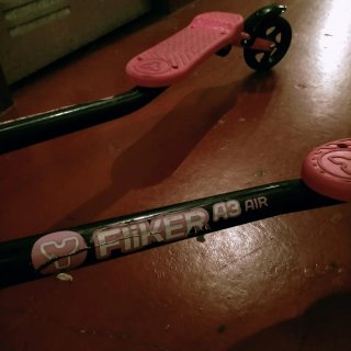 Patinete 3 Ruedas Plegable Rosa