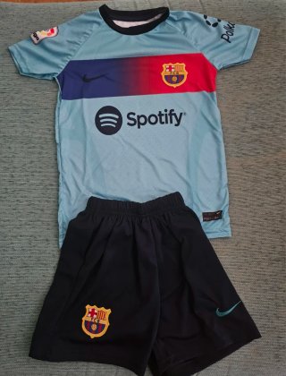 Equipación Fútbol Barça 128cm (5-7 años)