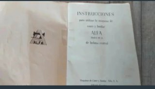 Máquina de coser Alfa clásica