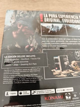 Precintado MGS Delta: Edición Deluxe PS5