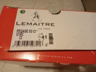 Zapatos de seguridad Lemaître negros