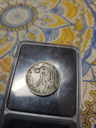 Moneda Plata 2 Pesetas 1870
