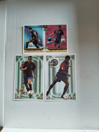 11 Tarjetas Futbolistas FC Barcelona