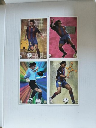11 Tarjetas Futbolistas FC Barcelona