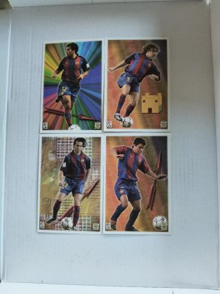 11 Tarjetas Futbolistas FC Barcelona