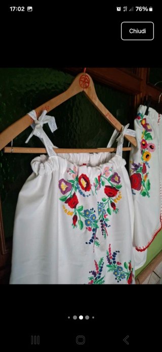 Set vero vintage artigianale
