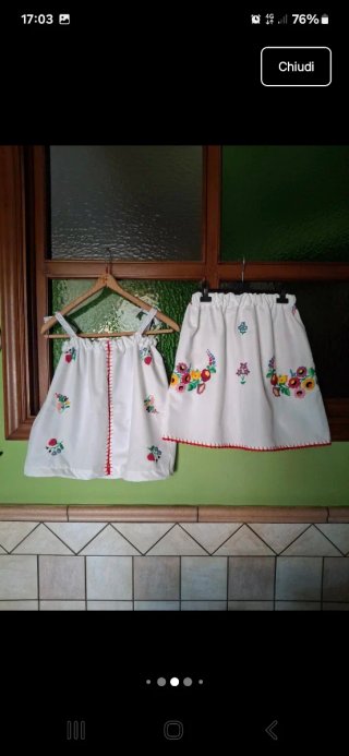 Set vero vintage artigianale