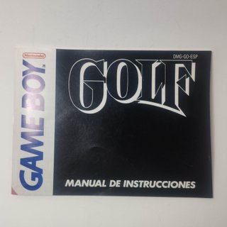 Golf + Manual de Instrucciones – Game Boy
