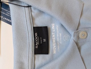 Polo GANT azul claro slim fit tamanho M