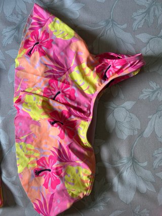 Bikini niña estampado tropical