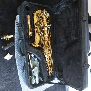 Saxofón alto Dorado