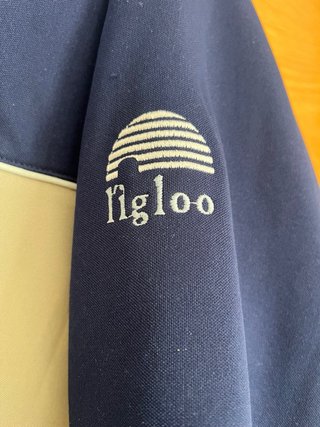 Chaqueta Igloo Beige y Azul Talla M