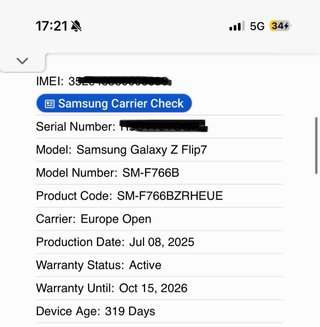 Samsung Galaxy Z Flip 7 | 100% Batería