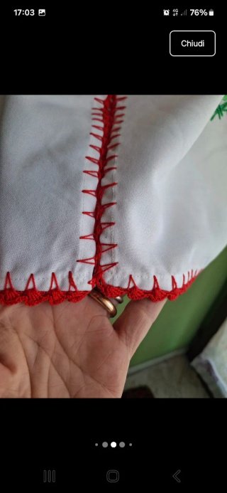 Gonna vintage ricamata
