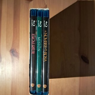 Pack 3 Películas Blu-ray: Excalibur, La Misión, El