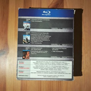 Pack 3 Películas Blu-ray: Excalibur, La Misión, El
