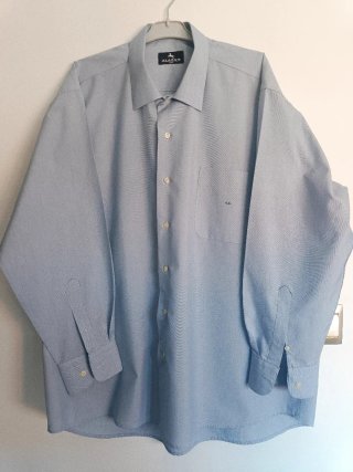 Camisa Alazán Talla 46 Azul Celeste