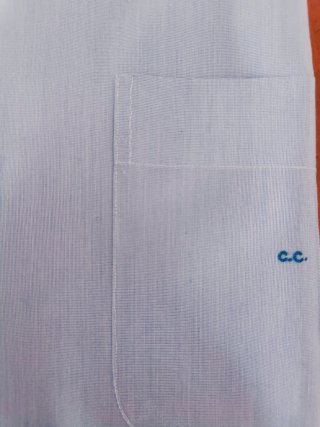 Camisa Alazán Talla 46 Azul Celeste