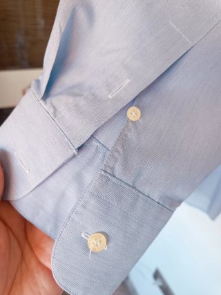 Camisa Alazán Talla 46 Azul Celeste