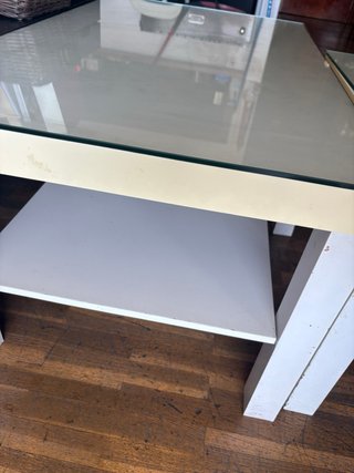 Mesas Lack Ikea Blancas con Vidrio