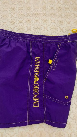 Costume Emporio Armani Tg 46 Viola/Giallo vintage
