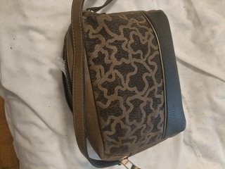 Bolso Bandolera Tous Marrón y Negro