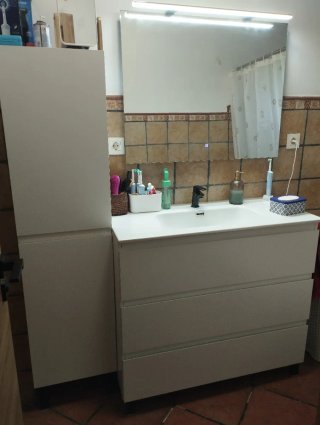 Mueble de baño completo blanco