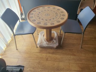 Mesa cerámica artesanal coleccionista
