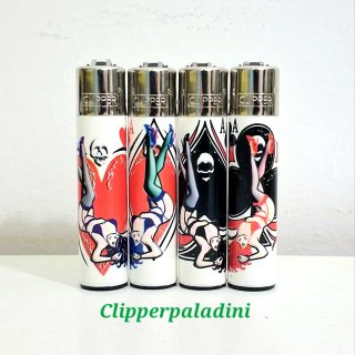 Accendini Clipper Design Pin-up Vintage