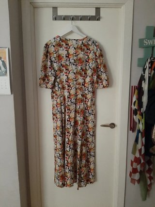 Vestido estampado floral vintage