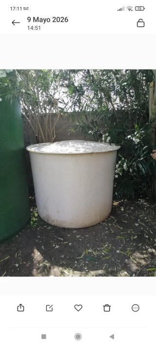 Depósito agua potable 2000l Con llave de paso