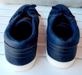 Zapatos de cordones azul marino Talla 38
