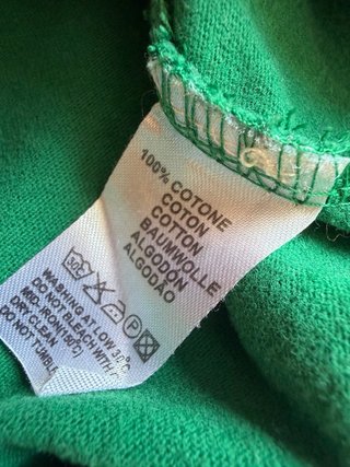 Camiseta College Varsity Gronao Verde Y2K