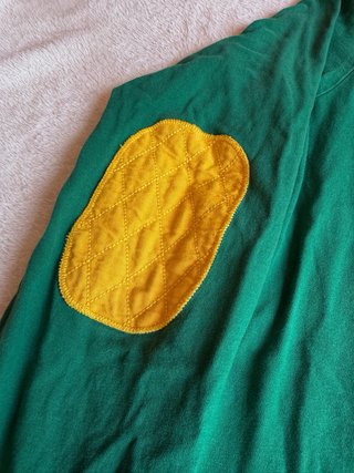 Camiseta College Varsity Gronao Verde Y2K