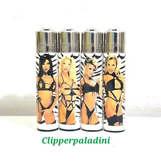 Accendini Clipper Donne Zebra Vintage