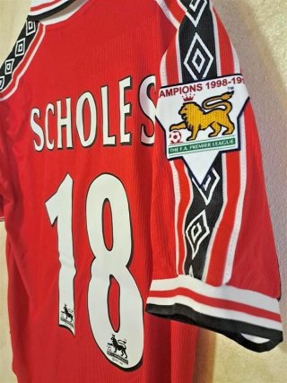 maglia Scholes Manchester United 98/99 tg. L umbro