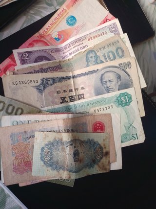 Billetes antiguos colección