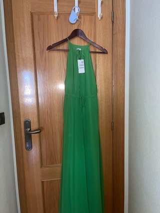 Vestido Mango verde talla S