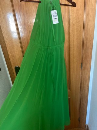 Vestido Mango verde talla S