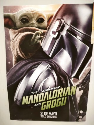 Póster + imán - The Mandalorian & grogu