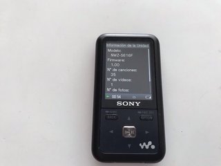 Reproductor MP3 Walkman Sony NWZ-S616F Negro