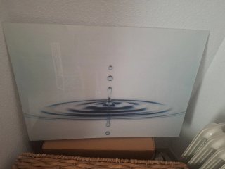 Cuadro moderno gota de agua