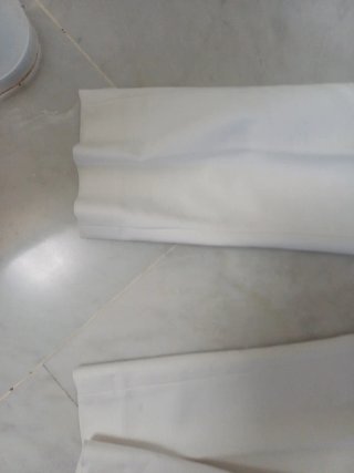 LOTE 2 Pantalones Pirata Vestir Zara Blanco