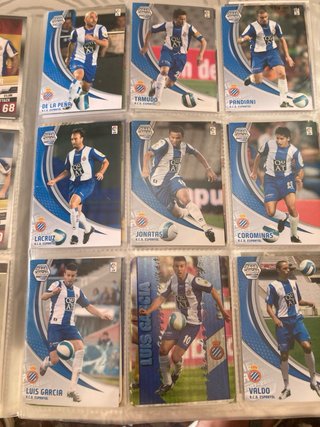 36 cromos RCD Espanyol antiguos